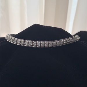 925 Sterling Silver CZ 7” Tennis Bracelet